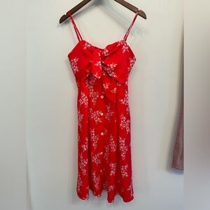 Macie Medium Red Sun Dress NWOT